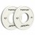 Tunturi Platinum Fractional Δίσκοι 0,5 kg Λευκοί (ζευγάρι)