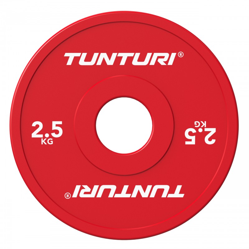 Tunturi Platinum Fractional Δίσκοι 2,5 kg Κόκκινοι (ζευγάρι) Tunturi Platinum Fractional Δίσκοι 2,5 kg Κόκκινοι (ζευγάρι)