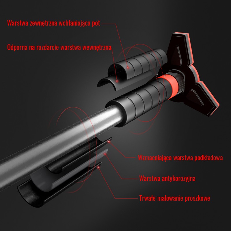 Μονόζυγο Πόρτας HMS DD400 DOOR GYM BAR 70-100 CM Μονόζυγο Πόρτας HMS DD400 DOOR GYM BAR 70-100 CM