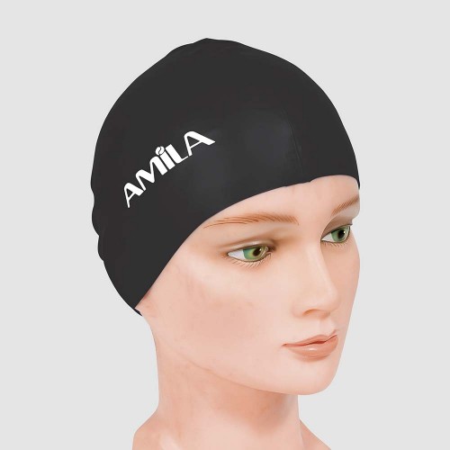 Σκουφάκια πισίνας απλά μονόχρωμα, Μαύρο