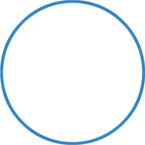 Χούλα-Χουπ 60cm - Φ18mm - 155gr, Μπλε