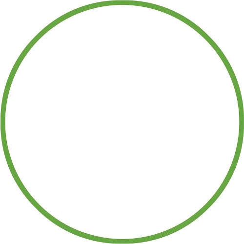 Χούλα-Χουπ 60cm - Φ18mm - 155gr, Πράσινο