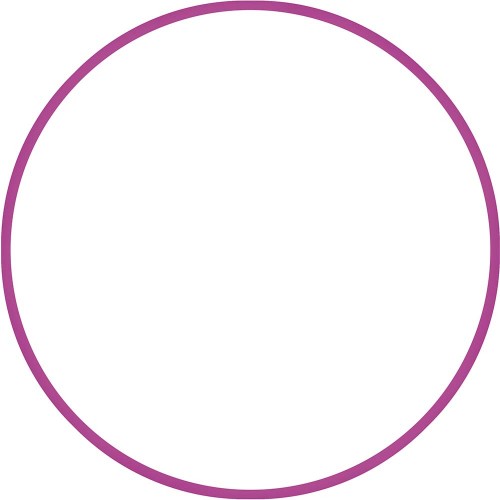 Χούλα-Χουπ 60cm - Φ18mm - 155gr, Φούξια