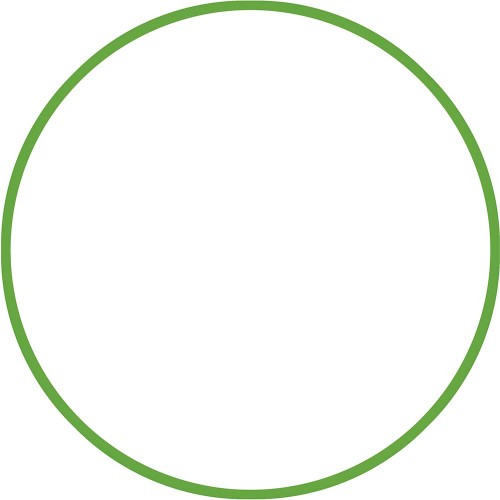 Χούλα-Χουπ 70cm - Φ19mm - 175gr, Πράσινο