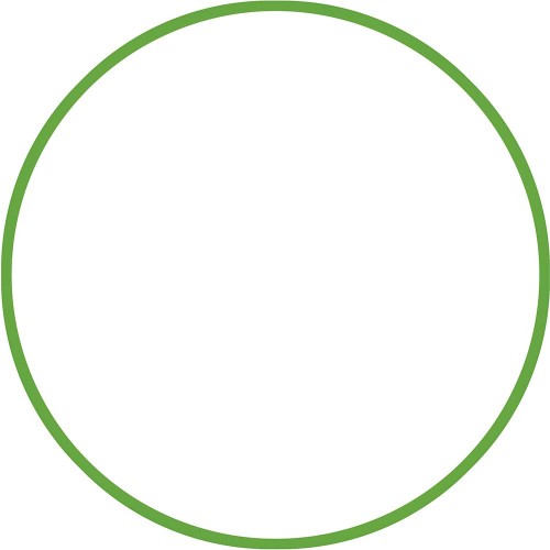 Χούλα-Χουπ 76cm - Φ18mm - 185gr, Πράσινο