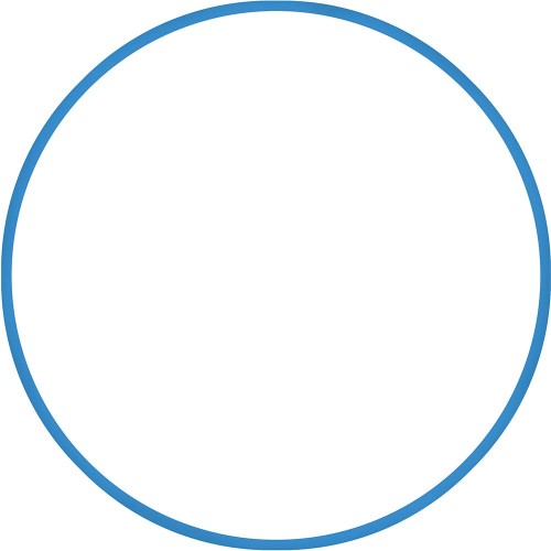 Χούλα-Χουπ 76cm - Φ18mm - 185gr, Μπλε