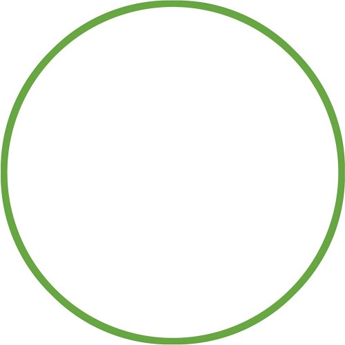 Χούλα-Χουπ 60cm - Φ18mm - 120gr, Πράσινο