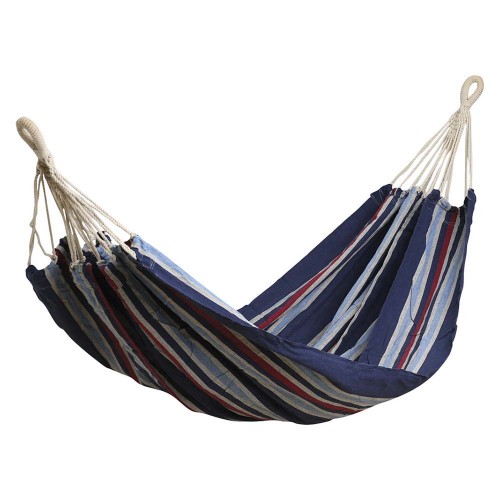 Αιώρα χωρίς Ξύλο Διπλή (Μπλε Γαλάζιο Μπορντο Λευκό)