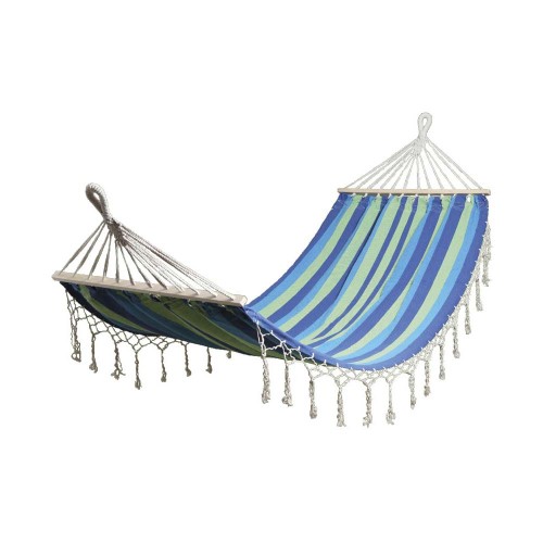 Αιώρα με Ξύλο Μονή (Μπλε Γαλάζιο Πράσινο)