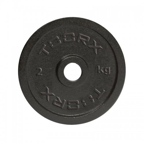 Μαύρος Μαντεμένιος Δίσκος 2 kg 25mm Toorx