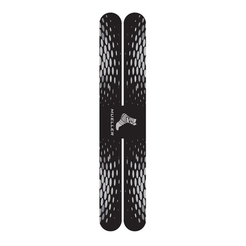 ΤΑΙΝΙΑ KINESIOLOGY TAPE ΜΑΥΡΟ PRE-CUT X PATTERN MUELLER 6ΤΜΧ Mueller