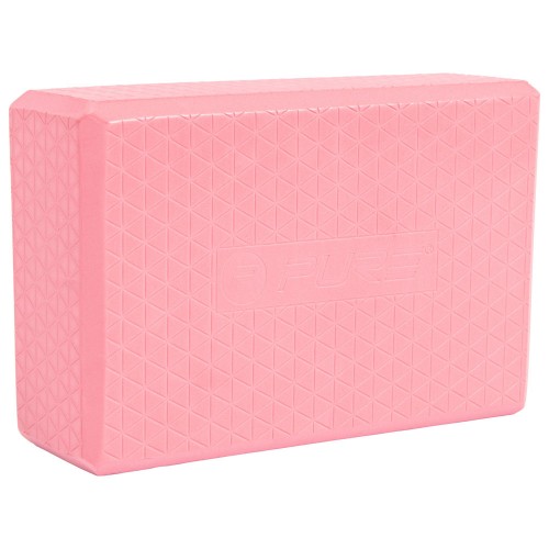 YOGA BLOCK 7.6X15.24X22.86CM (PINK 1765C) PURE Pure2Improve