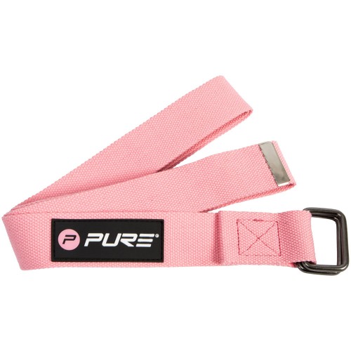 YOGA STRAP 180X3.8 CM (PINK 1765C) PURE Pure2Improve