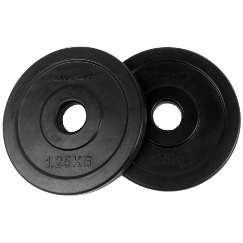 Tunturi σετ δίσκος 1, 25kg με λάστιχο 30mm
